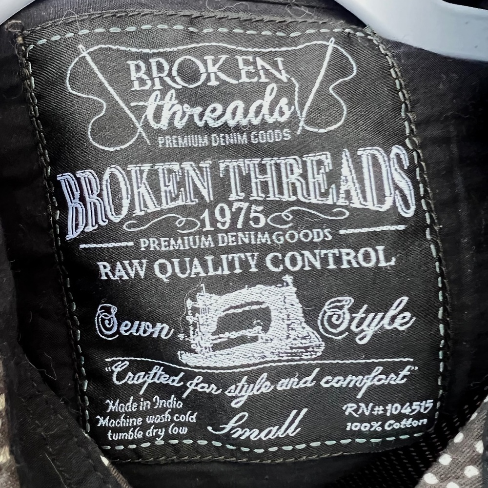 Broken Threads Mod Polka Dot Button Down Shirt. - image 3